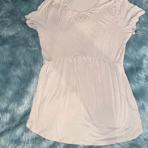 Mother Bee Maternity babydoll Cream top
